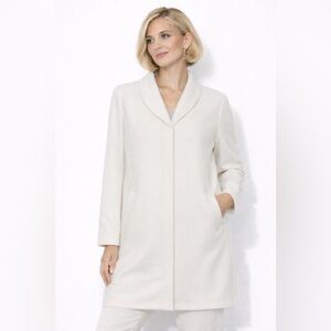 FRANSA “artic wolf” jacket / zipper front & pockets NWT